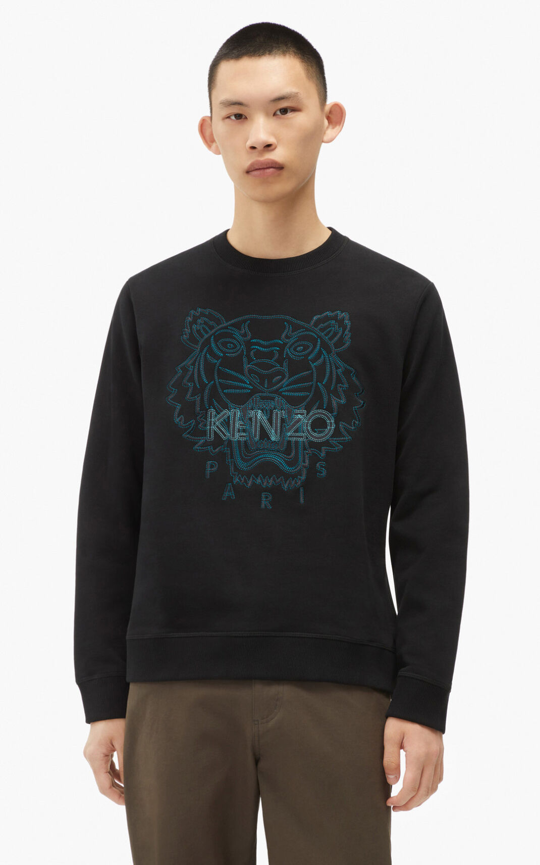 Sweat Kenzo Tiger Homme Noir | WAZT-29371